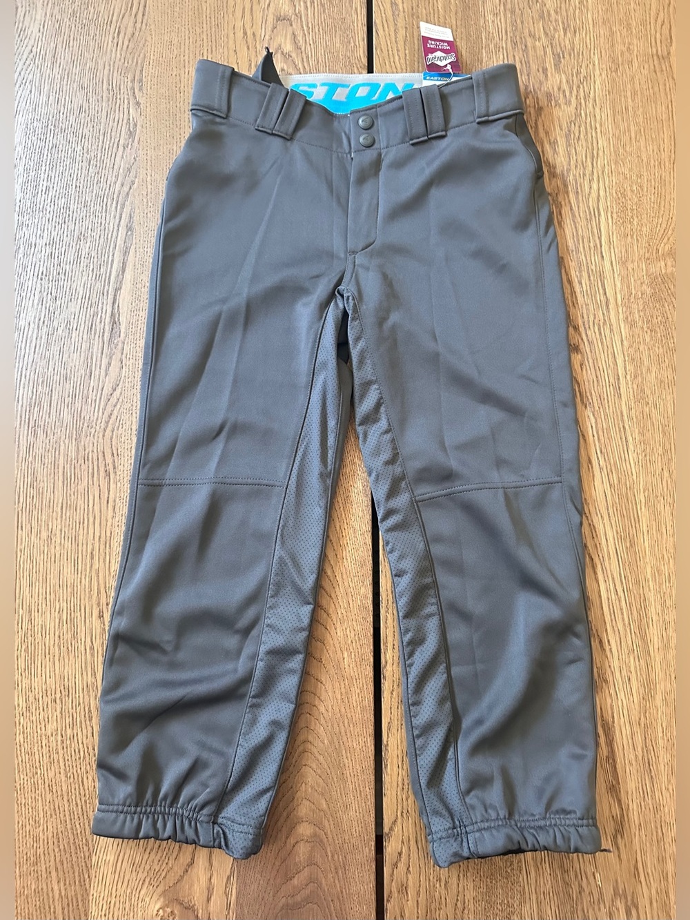 NWT. Charcoal Grey Easton PROWESS Women's Softball Pant Reinforced Knee Size M